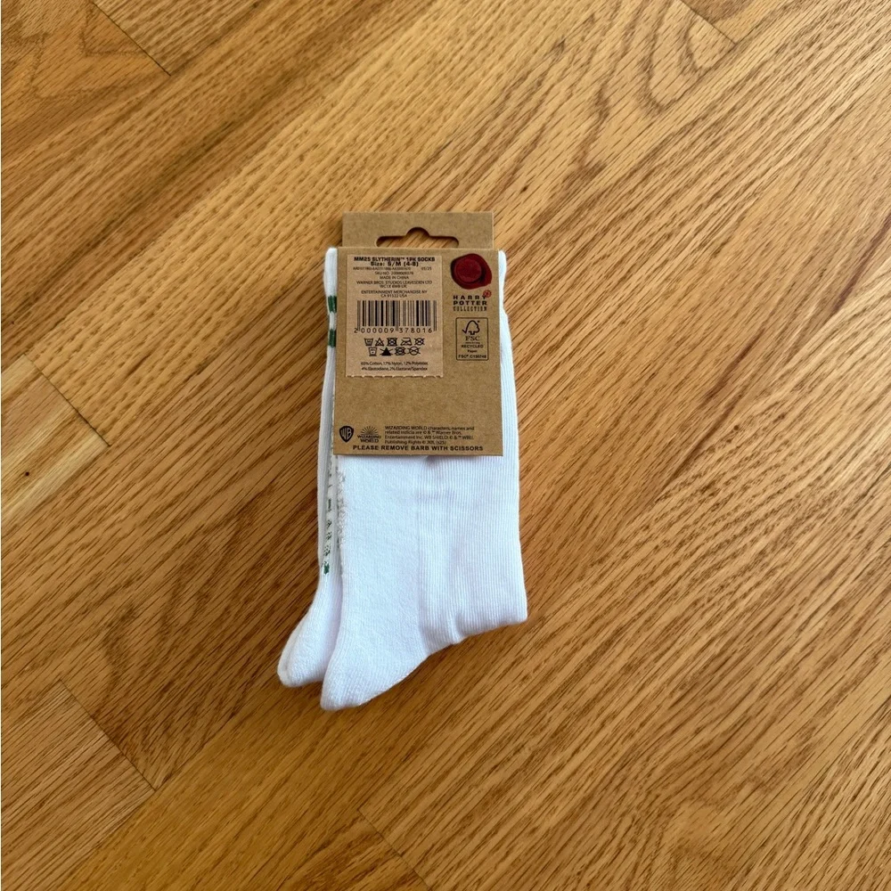 Harry Potter Slytherin Socks wizarding world Harry Potter collection size S/M